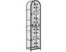 vidaXL Wijnrek voor 73 flessen 45x36x200 cm smeedijzer zwart