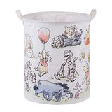 Ronde canvas wasmand wasmand (rijstwit)