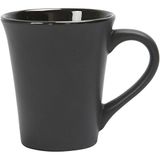 Mok, H 10 cm, D 5,9-8,7 cm, zwart, 1 stuk.