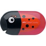 Faber-Castell 183526 Handmatige puntenslijper Zwart, Rood