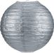 Merkloos Luxe bol lampion Ø 25 cm - Zilver