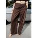 Mango barrel broek - bruin