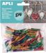 Apli Kids Mini Houten Wasknijpers Gekleurd 45 Stuks