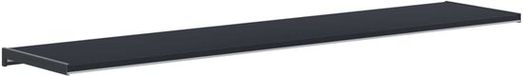 vidaXL - Raamdorpel - Antraciet - met - houtnerf - 140 - x - 35 - x - 4,5 - cm - PVC