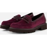Gabor - Dames - Loafers - Bordeauxrood Suède
