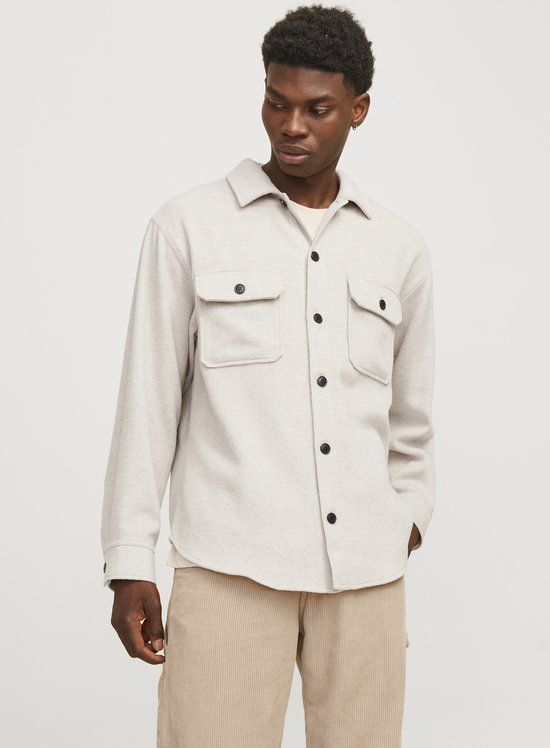 Jack & Jones Jjebradley Ollie Overshirt - Peyote - Maat L