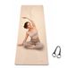 FunLife Yogamat 183 x 61 cm - 8 mm TPE Fitnessmat Antislip met Draagriem - Latte beige