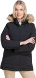 adidas Sportswear Hooded Fur Parka - Dames - Zwart - XS