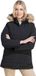adidas Sportswear Hooded Fur Parka - Dames - Zwart - XS