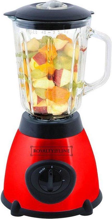 Royalty Line Glazen Blender - 5 Liter - Rood