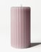 HEMA Bougie Pilier Led ⌀7,5 X 15 Cm Nervurée Naturelle
