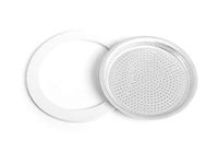 Home Set filter en afdichting voor espressomachine Moka 1 kopje, in blister, aluminium, wit/zilver