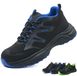Chaussures de sécurité pour le travail - Respirant et léger - Bleu - Taille 37 UE