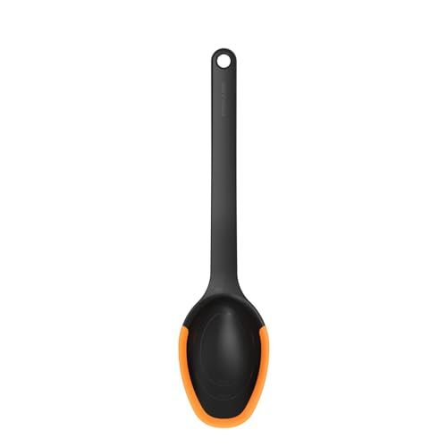 Fiskars Kooklepel - 29 cm - Zwart/Oranje