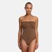 cfab - Strapless corrigerende bodysuit met slipje - Caramel - 2XL