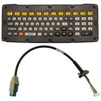 Zebra KYBD-QW-VC80-S-1 Toetsenbord Medisch USB QWERTY Amerikaans Engels Zwart, Geel