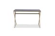 Jahnke Glazen bureau Xtra Desk zwart glas/goudkleurig