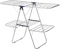 OEM Stabiele, blauwe wasdroger met 2 standen, inklapbaar, 156 cm