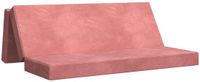 vidaXL Vouwbare Sofa Bed 180 x 67 x 45 cm Roze