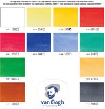Van Gogh Aquarelverf - Metalen set - 12 napjes en penseel