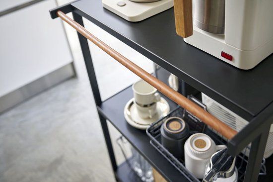 Yamazaki 3-Tier Storage Rack - Tower - Black