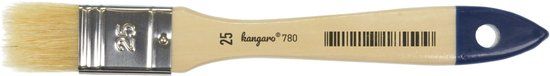 Kangaro Spalter Serie 780 Nr. 25 varkenshaar platte kwast doos 6 stuks