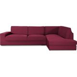 ECOMMERC3 Bankhoes voor chaise longue, hoekdeel rechts, bordeaux