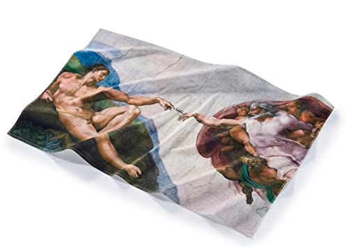 Musearta Strandhanddoek The Creation of Adam 90x150 cm - Katoen - Unisex
