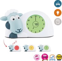 Zazu Sam Slaaptrainer - Blauw - Kinderwekker & Nachtlamp