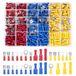 480 Carehabi 480 stuks kabelschoenen, 30 soorten kabelschoenen, assortiment auto platte stekkerset, kabelverbinder, knelverbinding, steekverbinders, platte steekhulzen