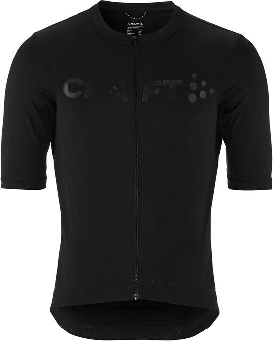 CRAFT ENDUR LOGO JERSEY M Heren Fietsshirt - Zwart