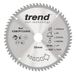 Trend Laminaat- en HPL-cirkelzaagblad, 235 mm diameter, 30 mm boring, 64 tanden, 2,8 mm snijvoeg, +4° haak, TCT, superfijn oppervlak, CSB/PT23564
