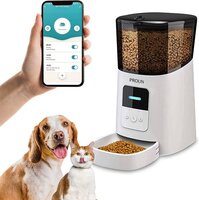 Proun Pet Automatische Voerbak Kat en Hond - 6 Liter - Wit - Met Smartphone Besturing