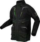 NEO Premium PRO - Sweat de travail - L - Noir avec vert fluo