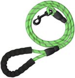 Relaxdays Hondenriem Reflecterend - 150 cm - Groen