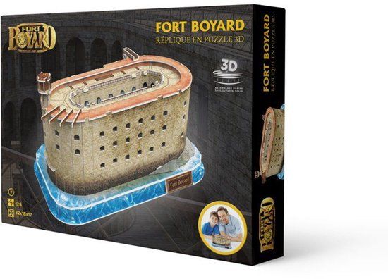 MEGABLEU 3D-puzzel - Fort Boyard - 125 stukjes