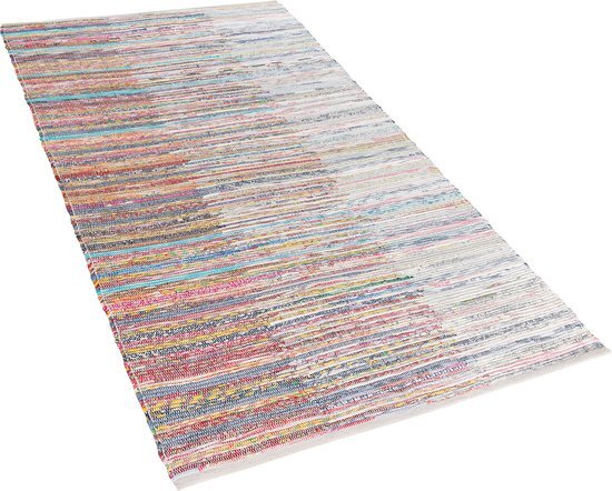MERSIN - Laagpolig vloerkleed - Multicolor - 80 x 150 cm - Katoen