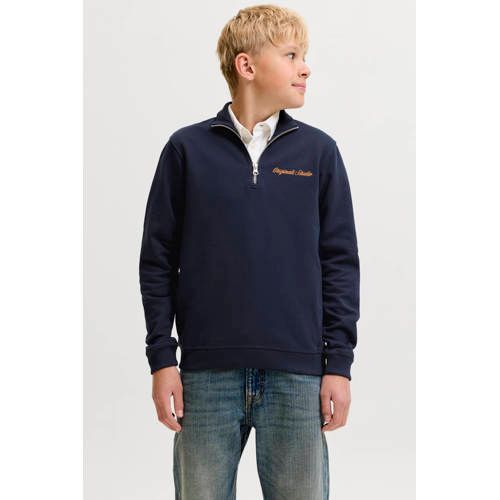 JACK & JONES JUNIOR Sweater Blauw Tekst - maat 164