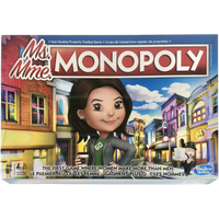 Hasbro Ms. Monopoly Het Eerste Spel Waar Vrouwen Meer Verdienen Dan Mannen Bordspel (Engels/Frans)