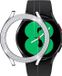 Strap-it Diamond PC Hard Case – Geschikt voor Samsung Galaxy Watch 4 44mm – Full Protect – Zilver
