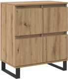 vidaXL Dressoir Artisan Eiken 60 x 35 x 70 cm
