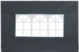 Deuba Zijwand Partytent - Set van 2 Raam en Deur 300x200cm - Antraciet