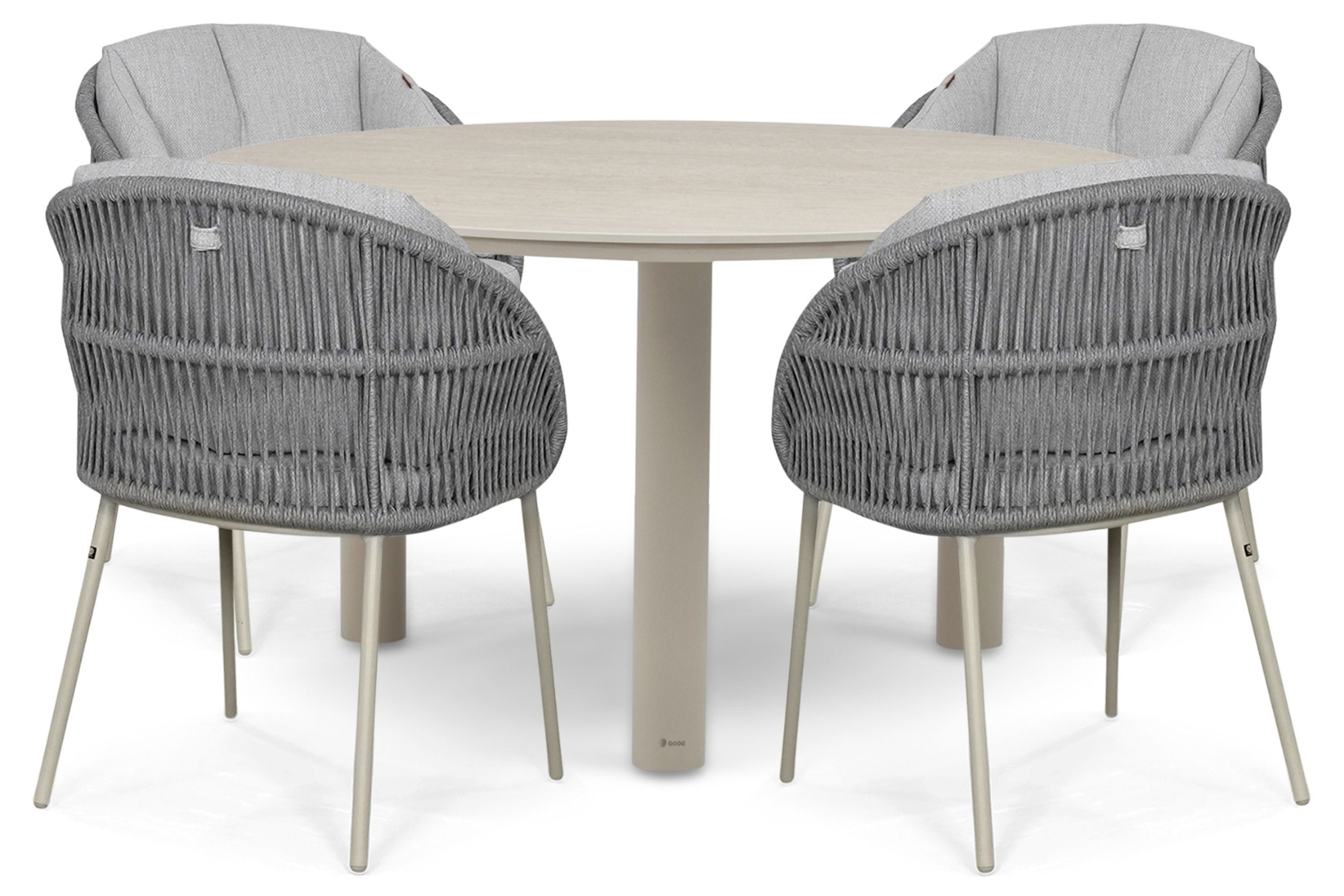Santika Furniture Santika Pebble/Trino 140 cm dining tuinset 5-delig