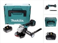 Makita DGA 506 F1J accu haakse slijper 18 V 125 mm borstelloos + 1x oplaadbare accu 3.0 Ah + Makpac