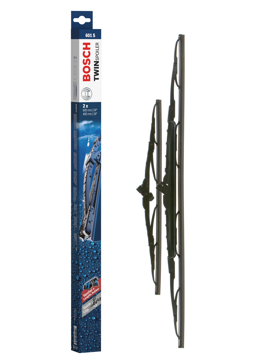 Bosch ruitenwissers Twin 601S - Lengte: 600/400 mm - set wisserbladen voor