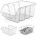 botle 30x sorteerbox, opbergbox, stapelbox, transparant, 155x105x70 mm