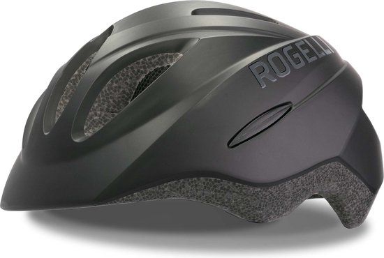 Rogelli Start Fietshelm Kids - Zwart - M - 52-56 cm