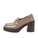ART 1972 Berna mocassins plateforme femme en cuir taupe (40)