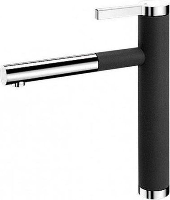 BLANCO Linee-s - Keukenkraan - Zwart, Chroom - 518438