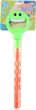 Eddy Toys Bâton à bulles Smiley Bellenblaas - Contenu 280 ml - 32 trous pour plus de bulles - Plastique - Idéal pour le jeu en extérieur - Dimensions 44x11x4 cm - Rouge/Jaune